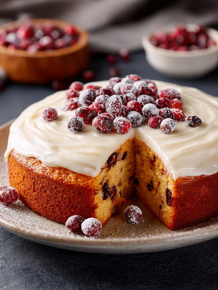 Delicious Cranberry Cake: A Festive Delight for You - Cranberry Cake - additional detail