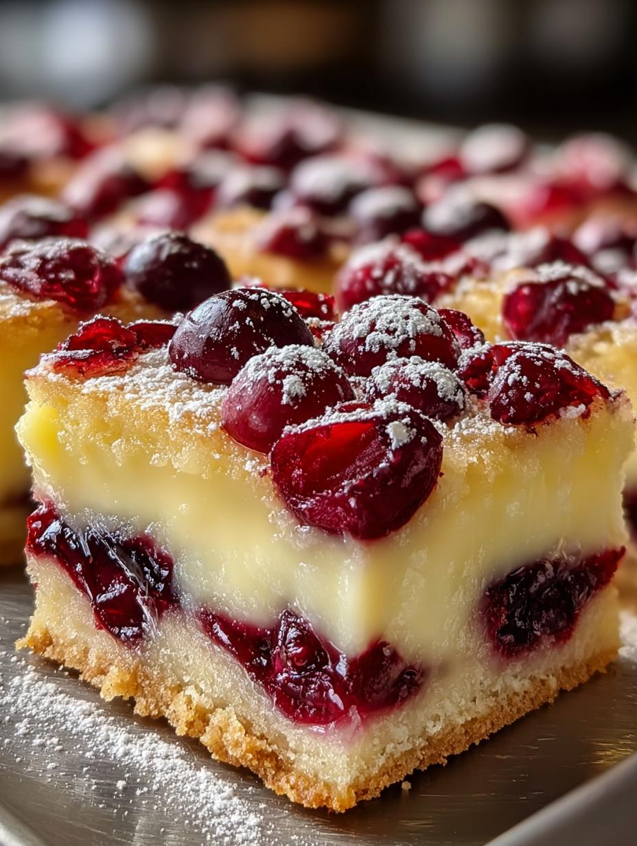 Delicious Cranberry Lemon Bars to Brighten Your Day - Cranberry Lemon Bars - main visual representation