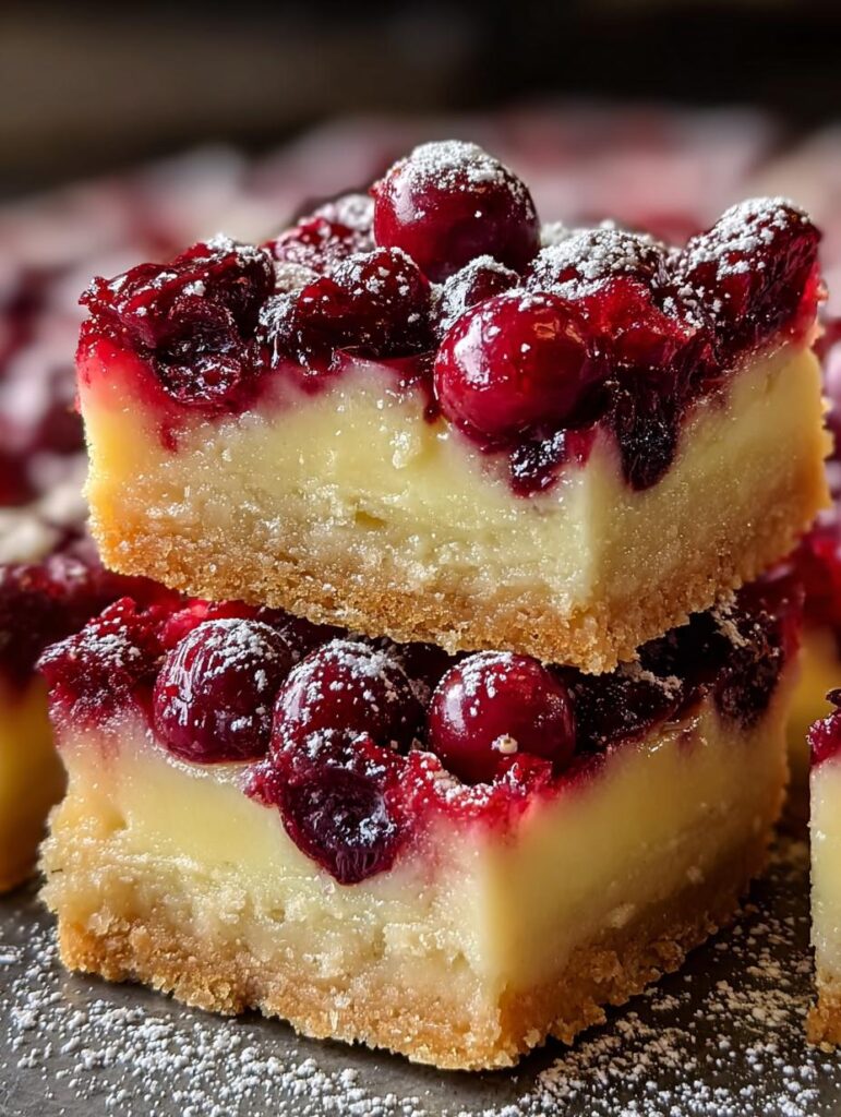 Cranberry Lemon Bars