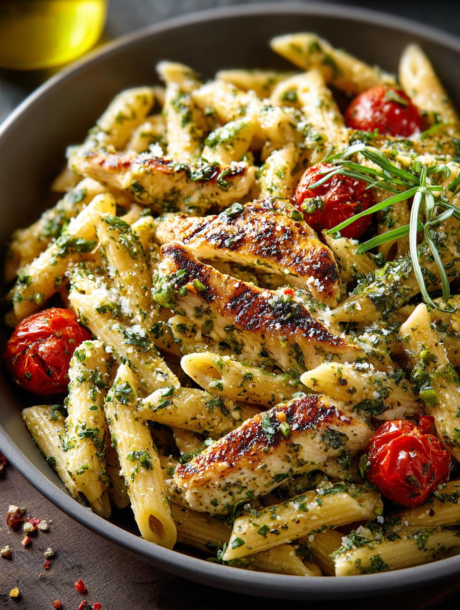 Creamy Chicken Penne Pasta