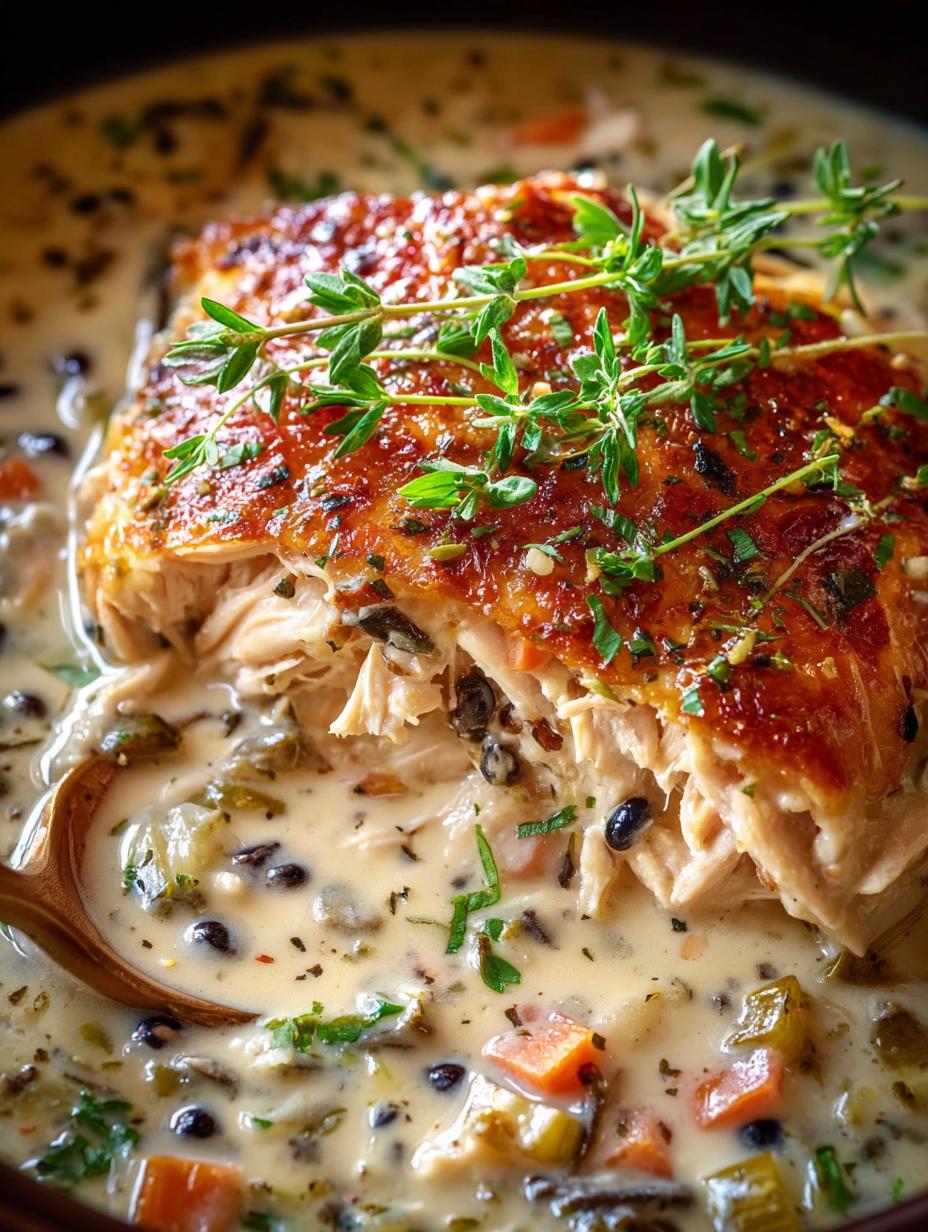 Creamy Crockpot Chicken Black Rice Soup for Comforting Nights - Creamy Crockpot Chicken Black - additional detail