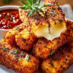 Crispy Mozzarella Sticks Irresistibly