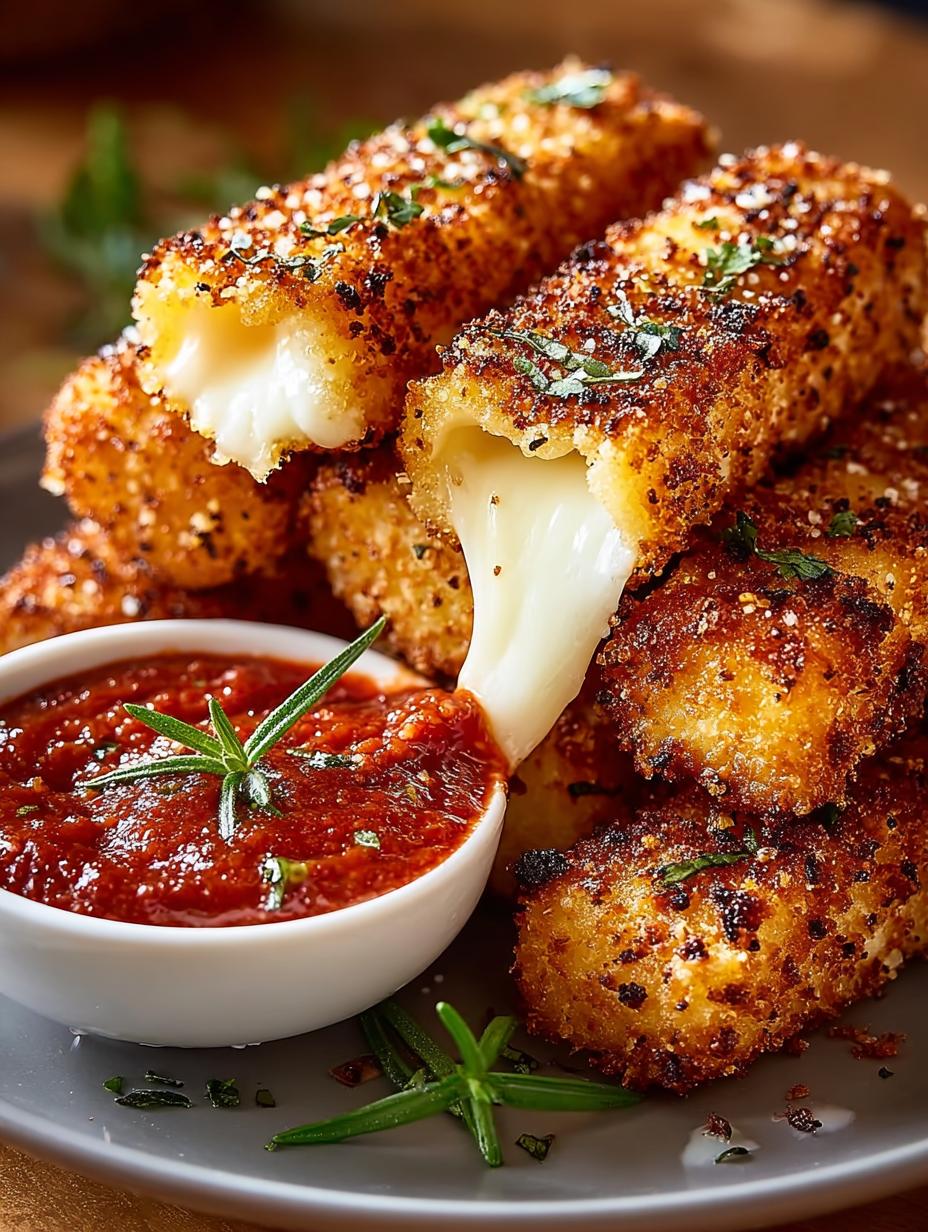 Crispy Mozzarella Sticks Irresistibly Delicious for Everyone - Crispy Mozzarella Sticks Irresistibly - additional detail