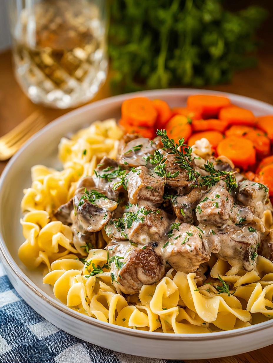 Crockpot Beef Stroganoff: 5 Reasons You’ll Love It - Crockpot Beef Stroganoff - additional detail