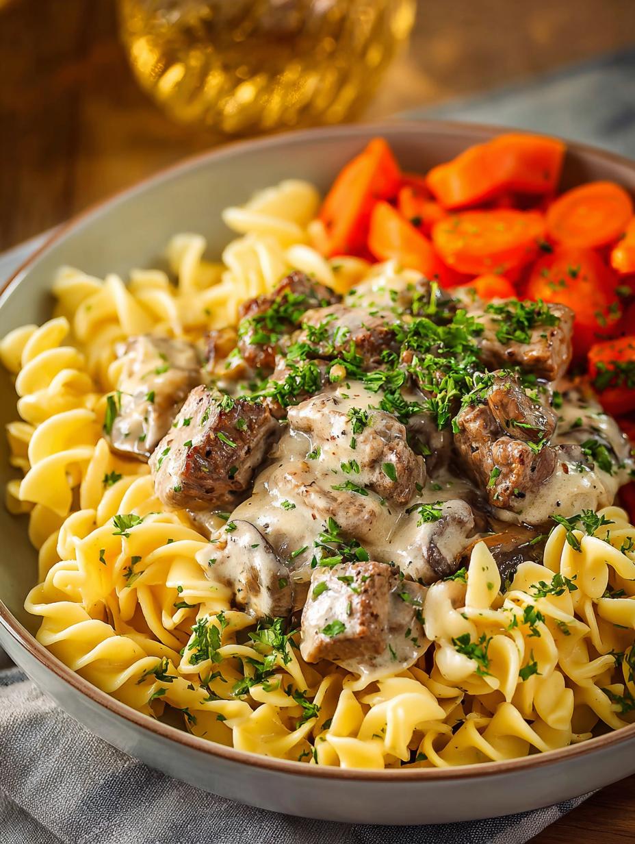 Crockpot Beef Stroganoff