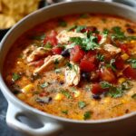 Crockpot Chicken Tortilla Soup