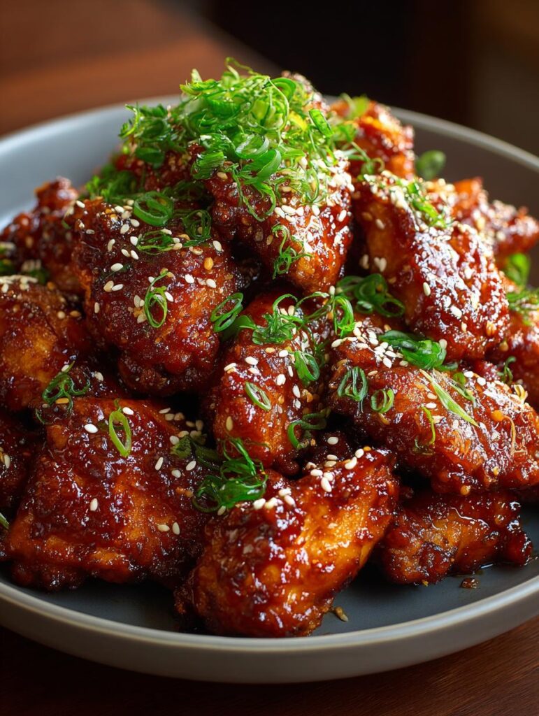 Crockpot Sriracha Honey Chicken