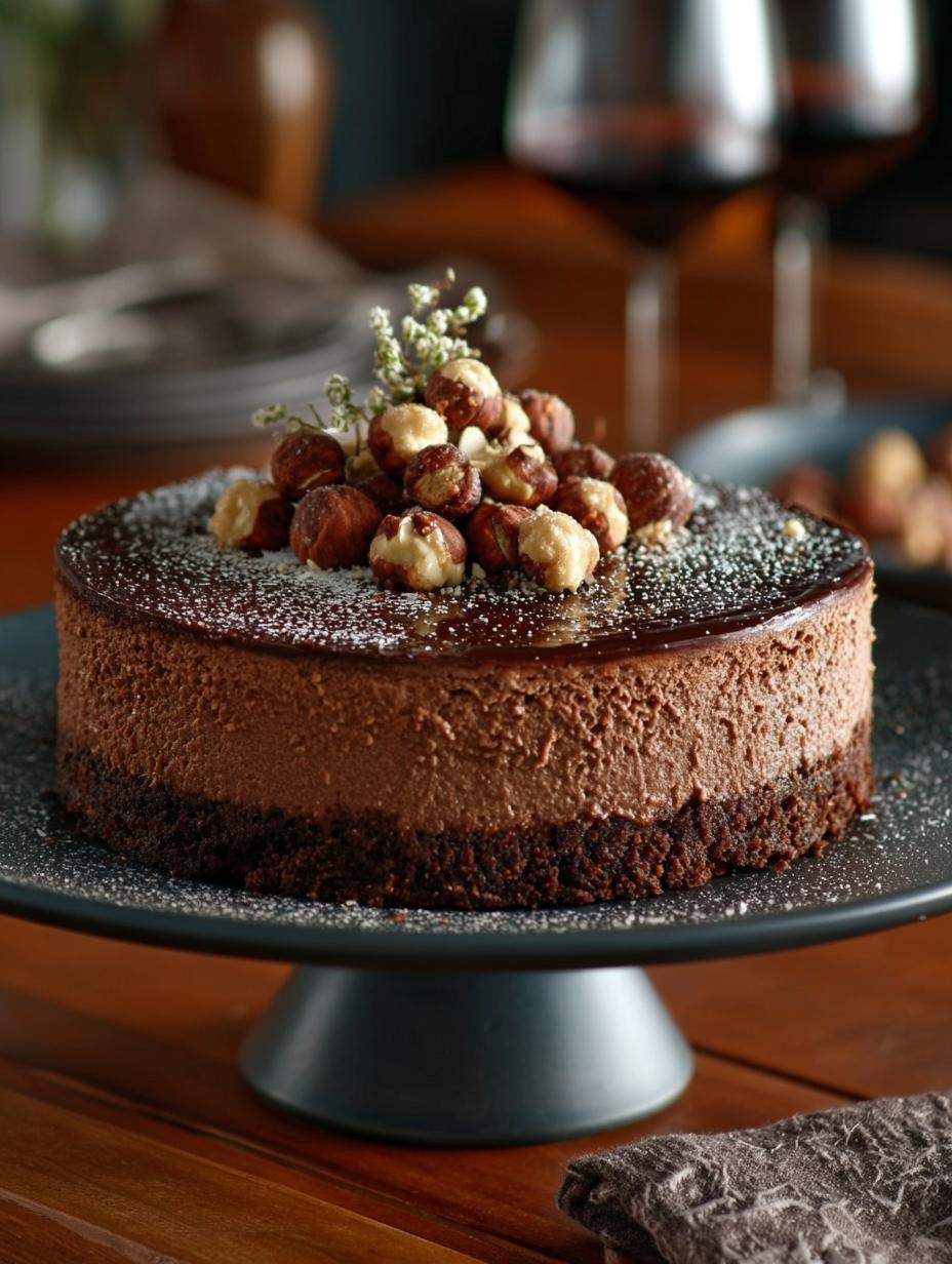 Decadent Low Carb Chocolate Hazelnut Mousse Cake Recipe 5 Decadent Low Carb Chocolate Hazelnut Mousse Cake Recipe - Decadent Low Carb Chocolate - main visual representation