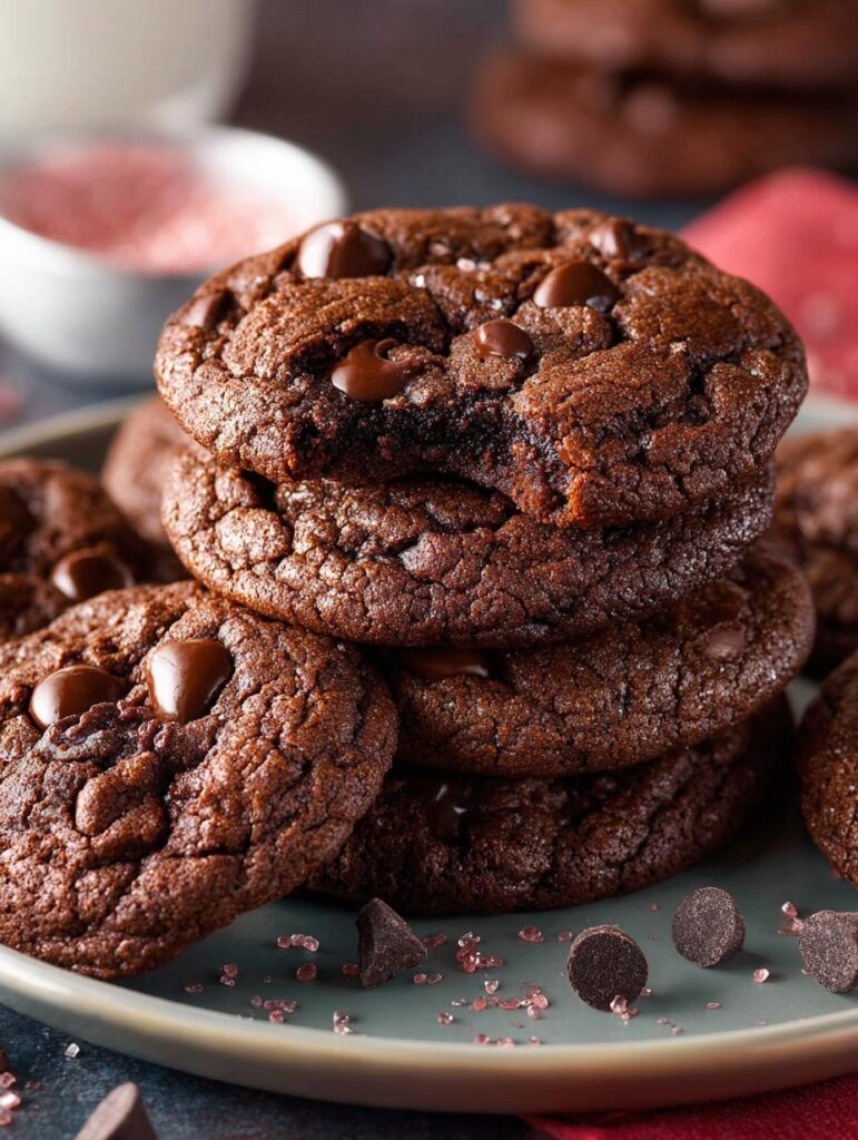 Double Chocolate Chip Cookies