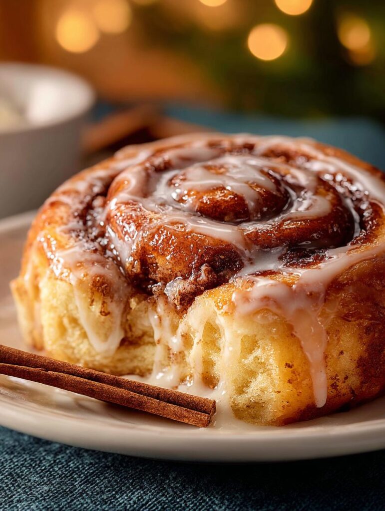 Eggnog Cinnamon Rolls
