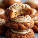 Eggnog Snickerdoodle Thumbprint Cookies