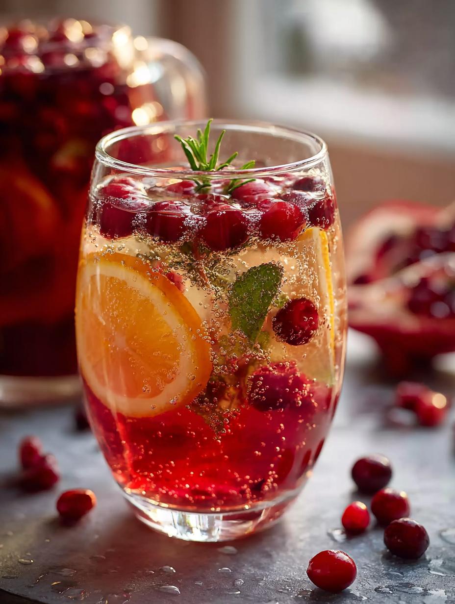 Festive Christmas Punch Refreshing