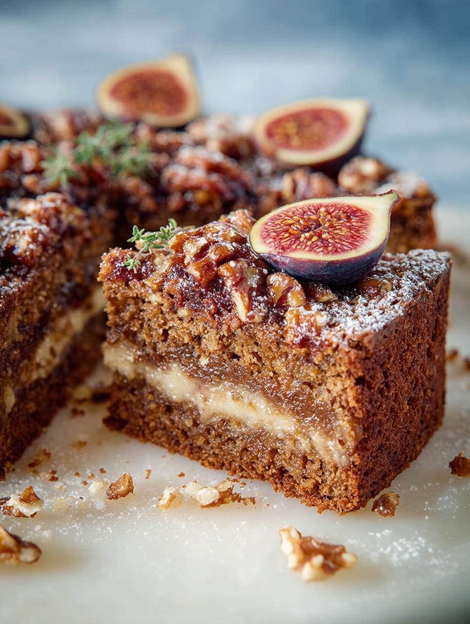 Delicious Fig Walnut Cake: A Sweet Delight for All - Fig Walnut Cake - additional detail