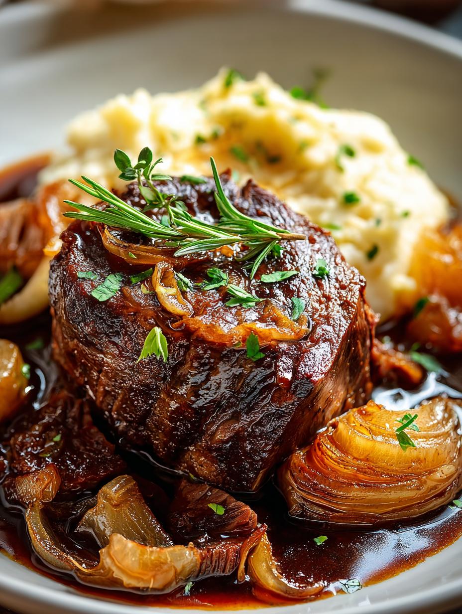 Comforting French Onion Braised Beef Recipe to Savor 5 Comforting French Onion Braised Beef Recipe to Savor - French Onion Braised Beef - main visual representation