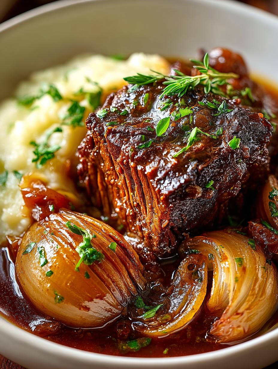 Comforting French Onion Braised Beef Recipe to Savor 6 Comforting French Onion Braised Beef Recipe to Savor - French Onion Braised Beef - additional detail