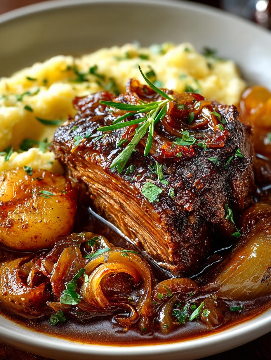 French Onion Braised Beef