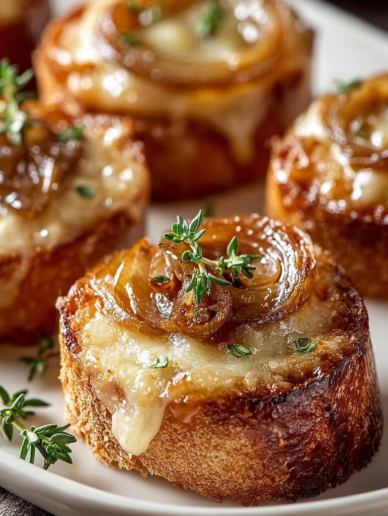 French Onion Soup Bites