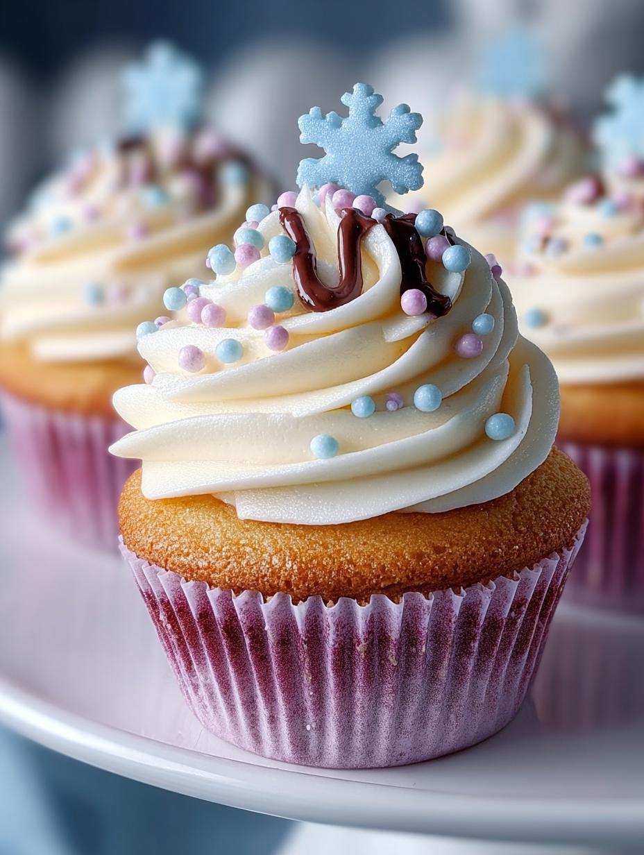 Frozen Themed Cupcakes