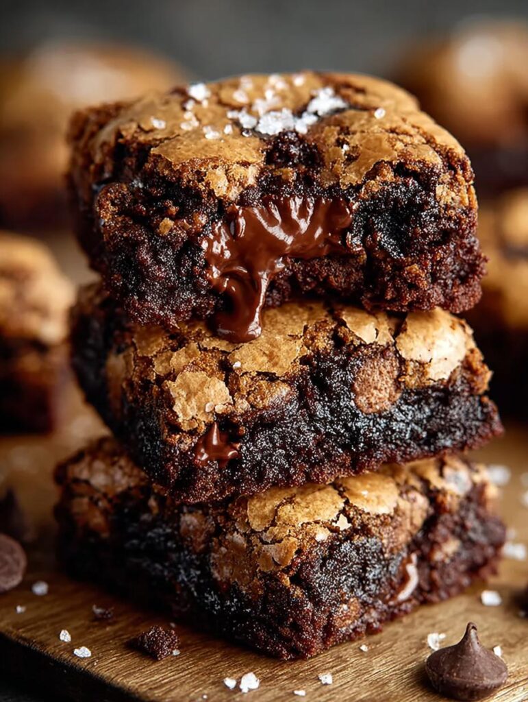 Fudgy Chewy Brookies Dessert