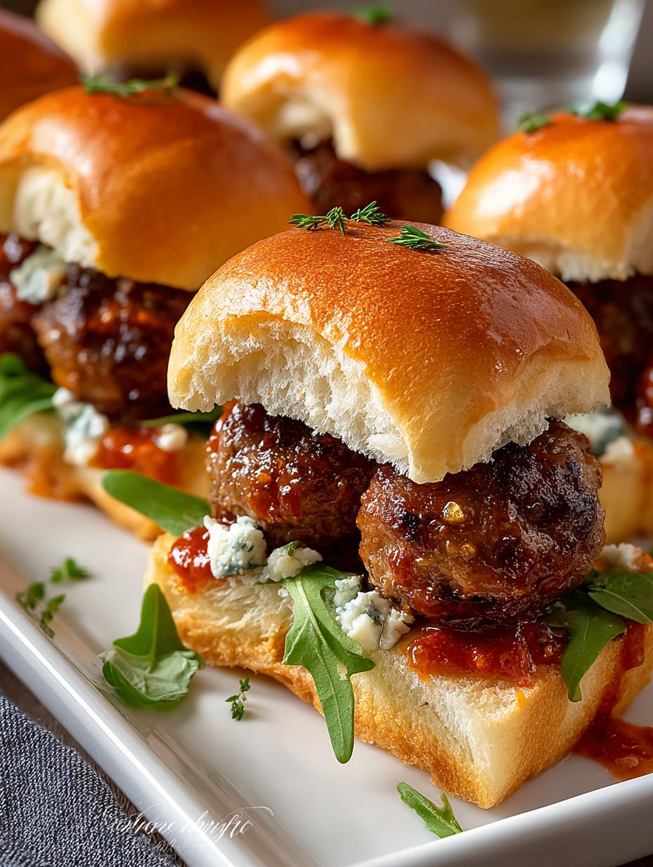 Game Day Meatball Sliders