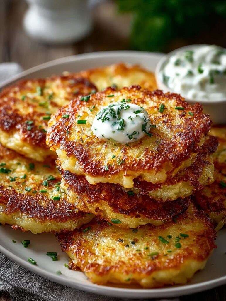 German Potato Pancakes Savory