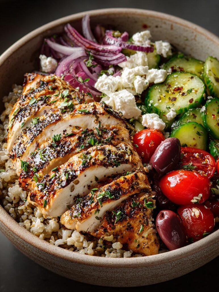 Greek Chicken Power Bowl