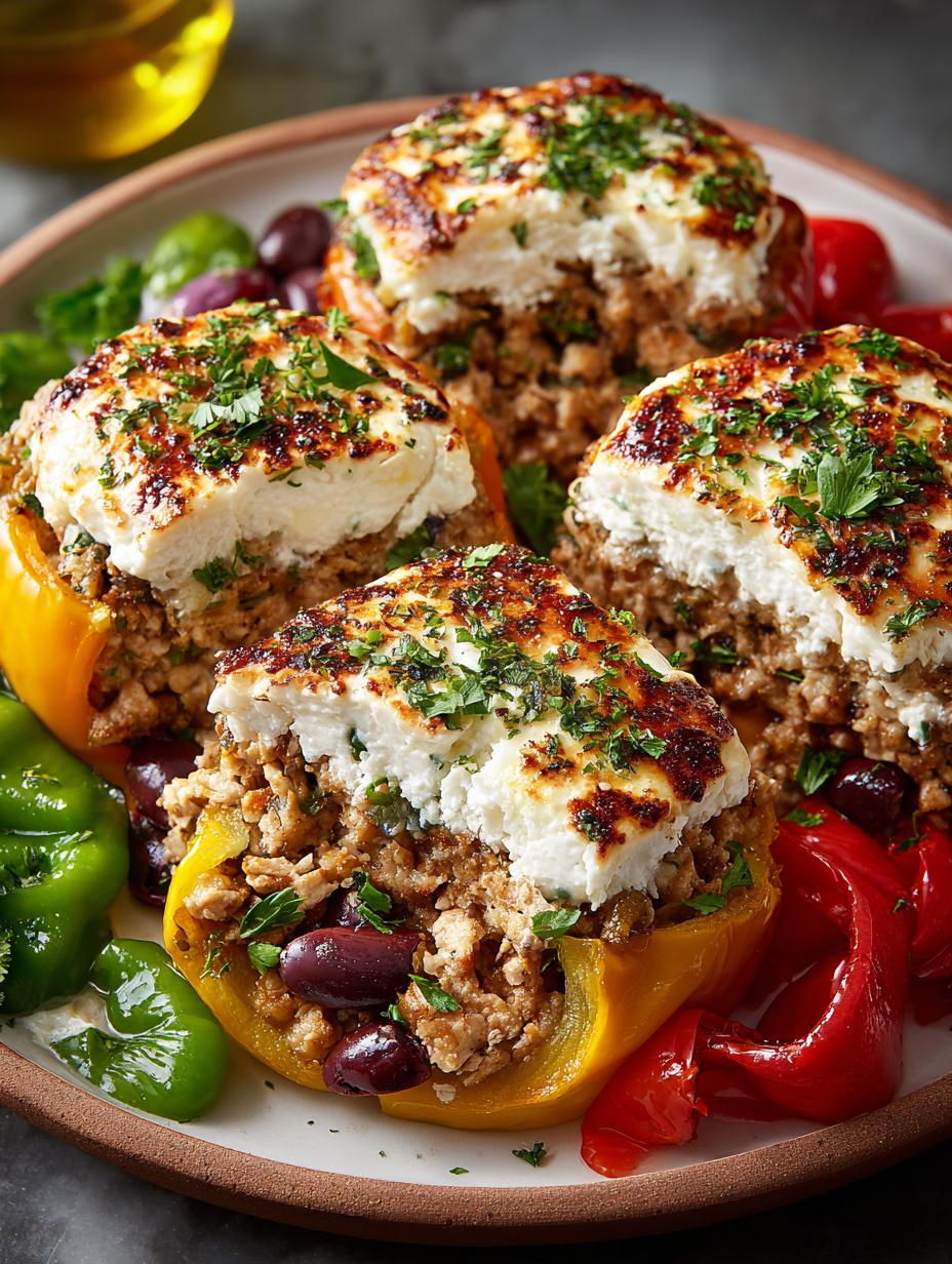 Greek Ground Chicken Stuffed Peppers: A Flavorful Delight - Greek Ground Chicken Stuffed - additional detail