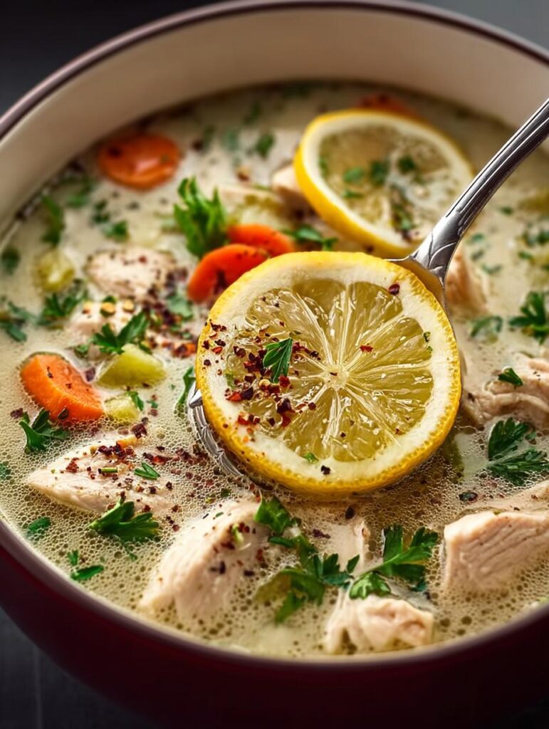 Greek Lemon Chicken Soup