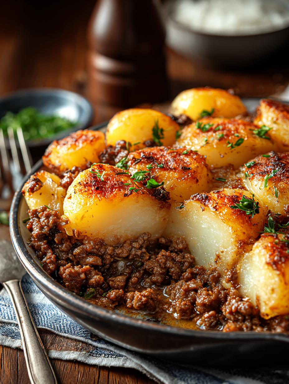 Ground Beef Potatoes Casserole