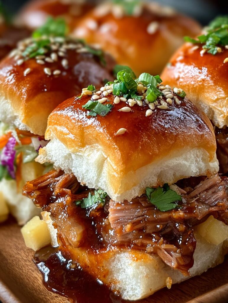 Hawaiian Roll Sliders Bbq