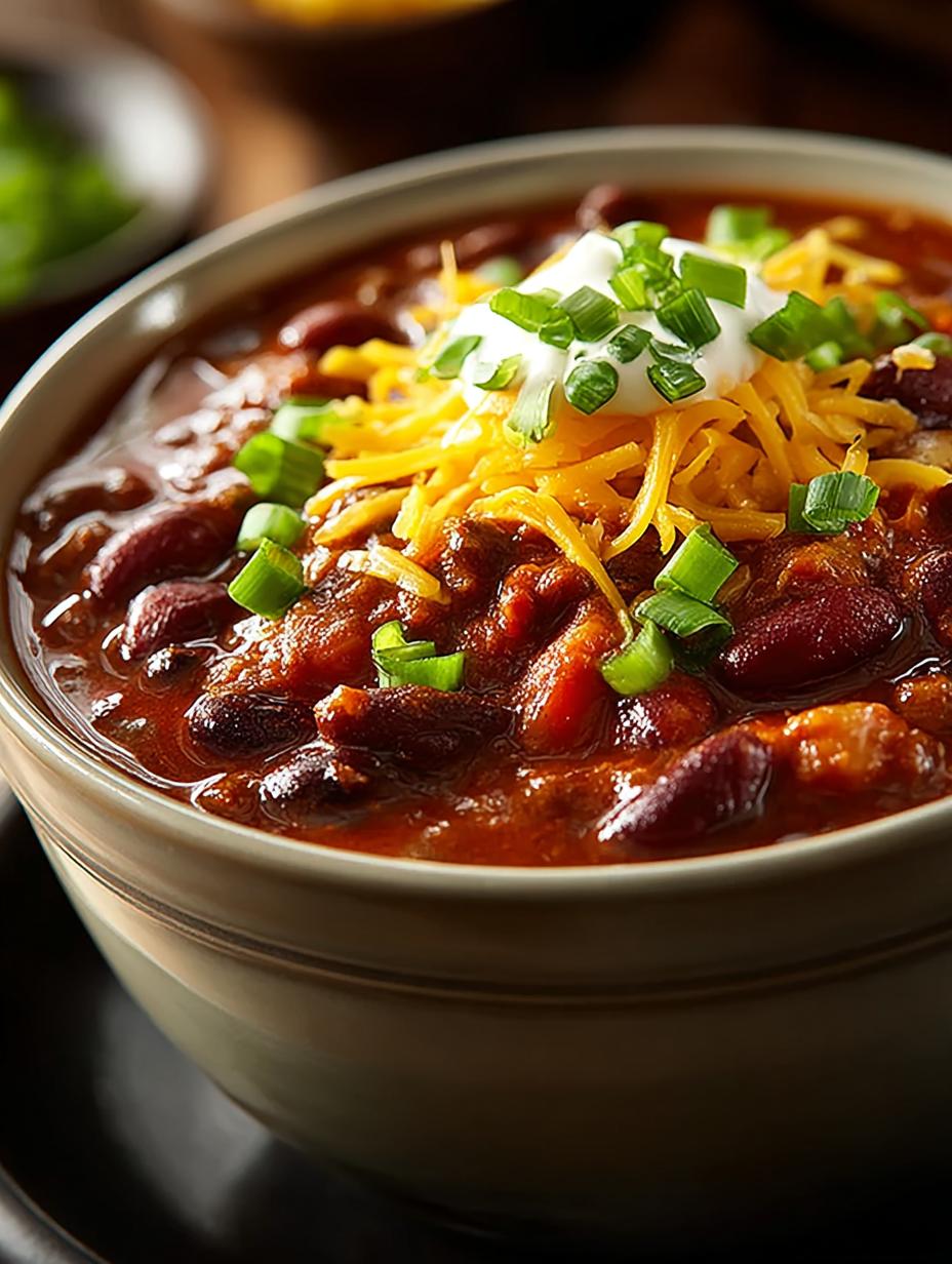 Hearty Homestyle Crockpot Chili for Cozy Nights - Hearty Homestyle Crockpot Chili - additional detail