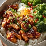 Honey Garlic Chicken Bowls