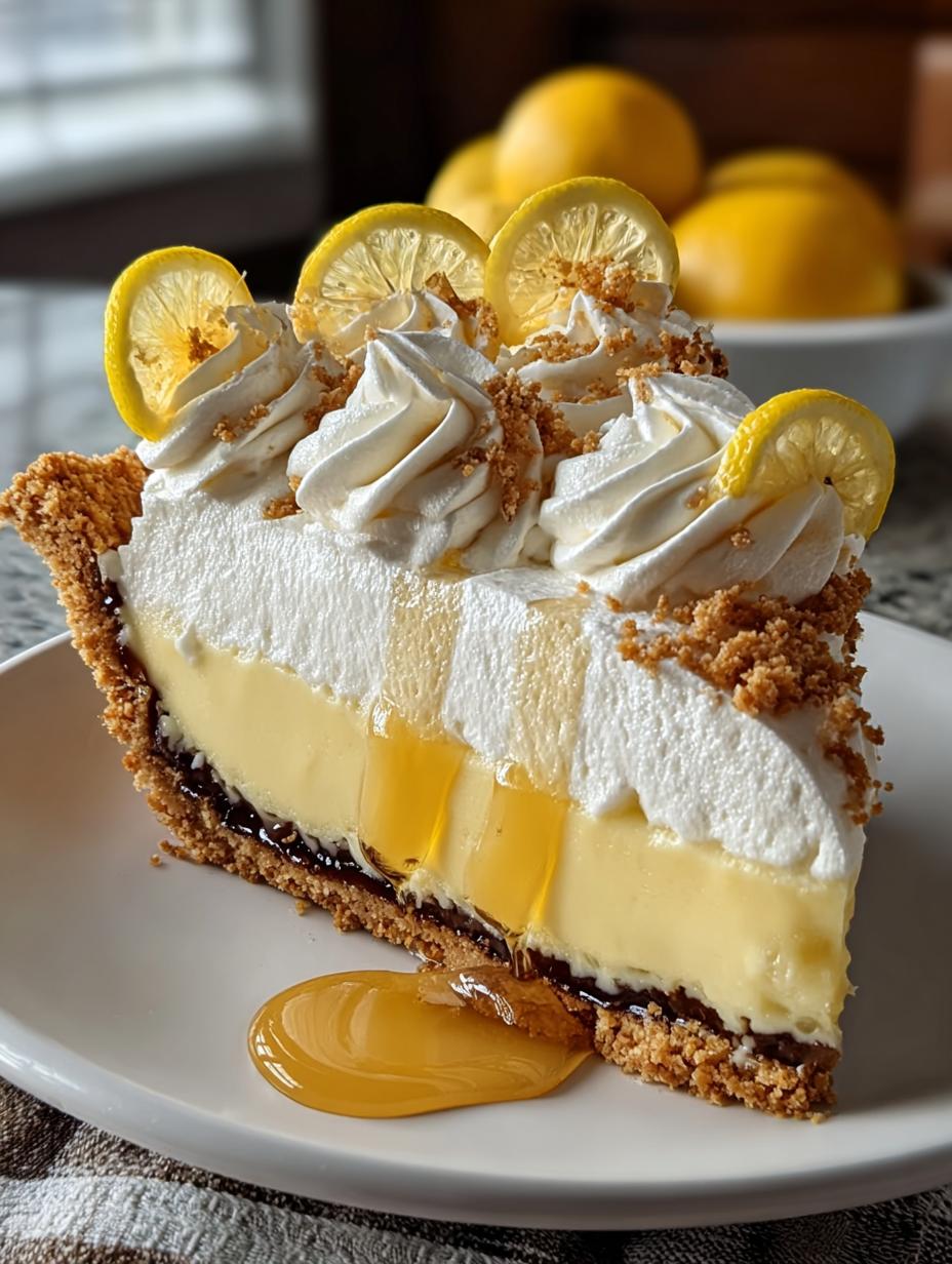 Delightful Honey Lemon Chiffon Pie for Spring Parties - Honey Lemon Chiffon Pie - additional detail