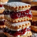 Jam Filled Sandwich Cookies