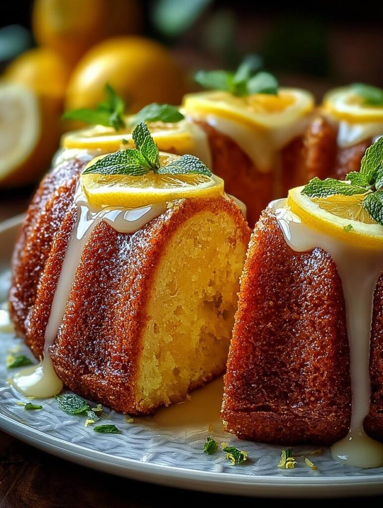 Lemon Zucchini Bundt Cake