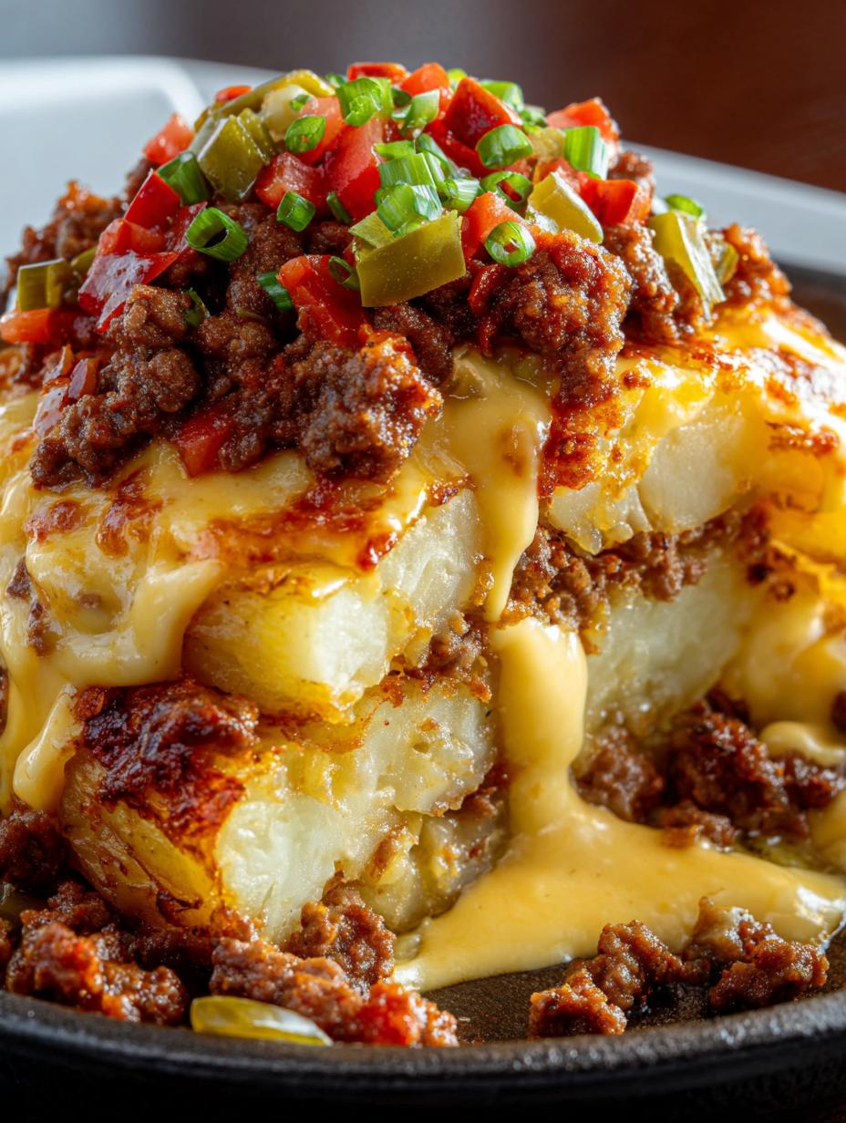 Loaded Cheeseburger Potato Skillet