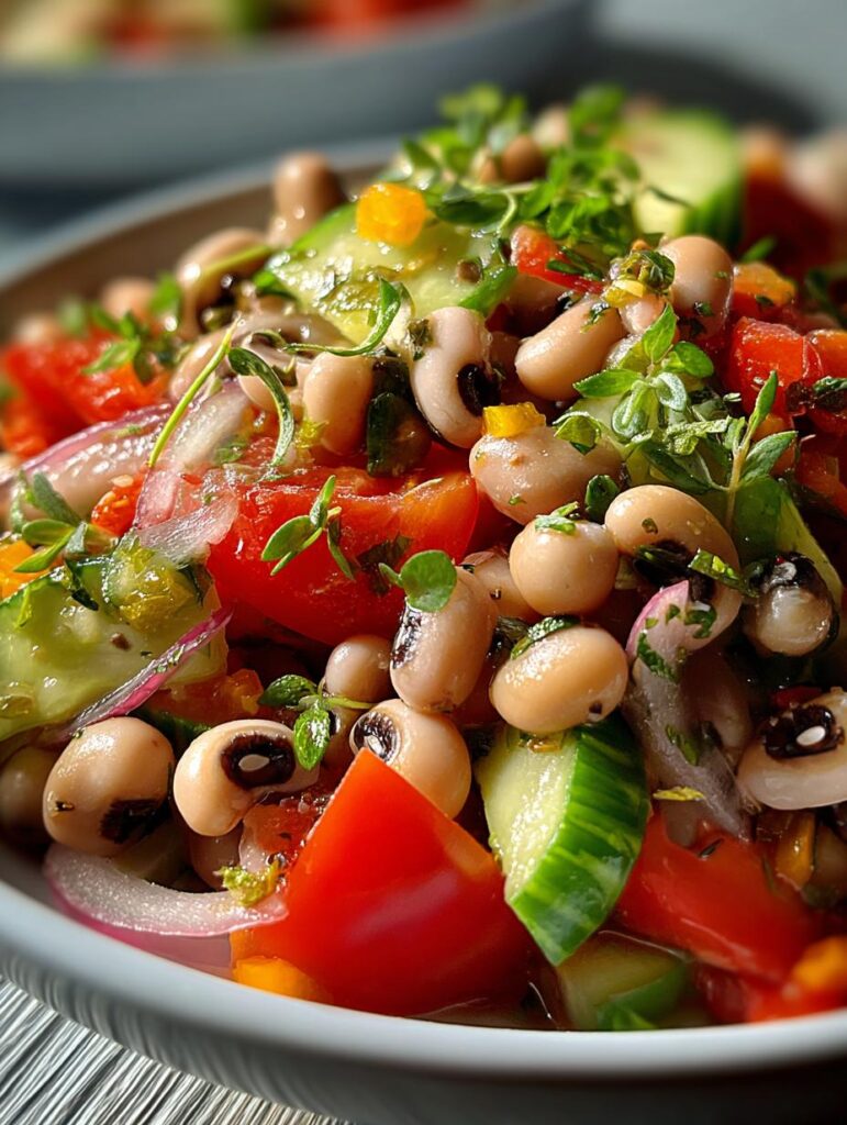 Marinated Black Eyed Pea