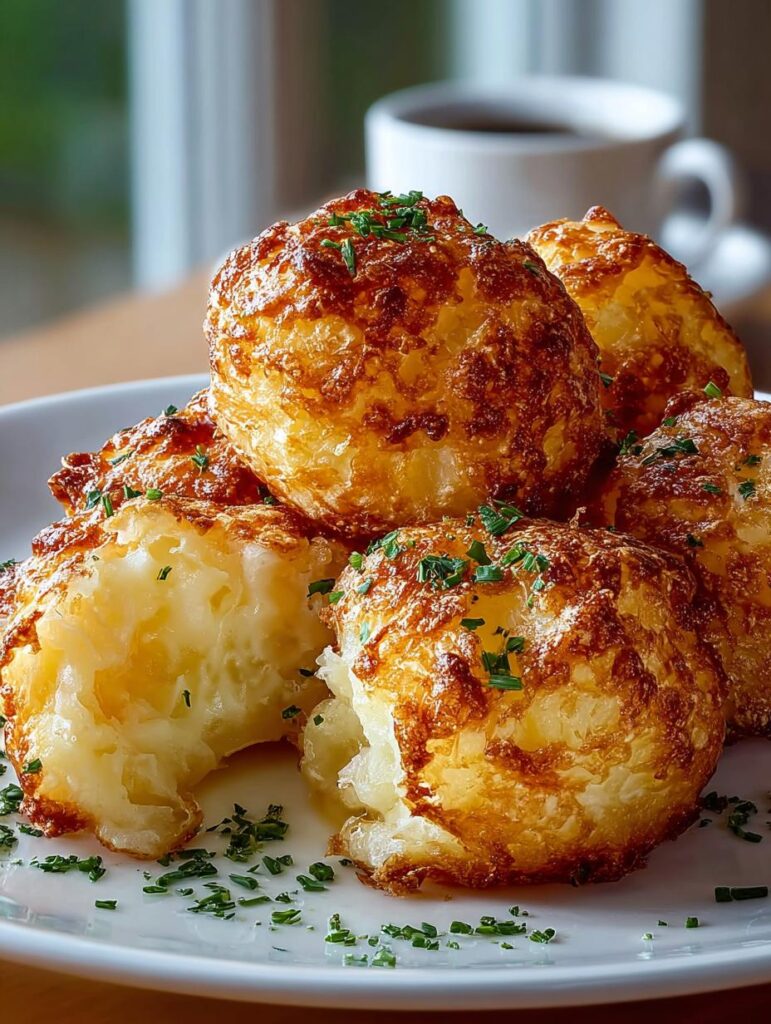 Mashed Potato Cheese Puffs
