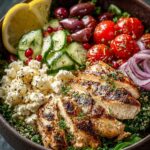 Mediterranean Chicken Bowls Lemon
