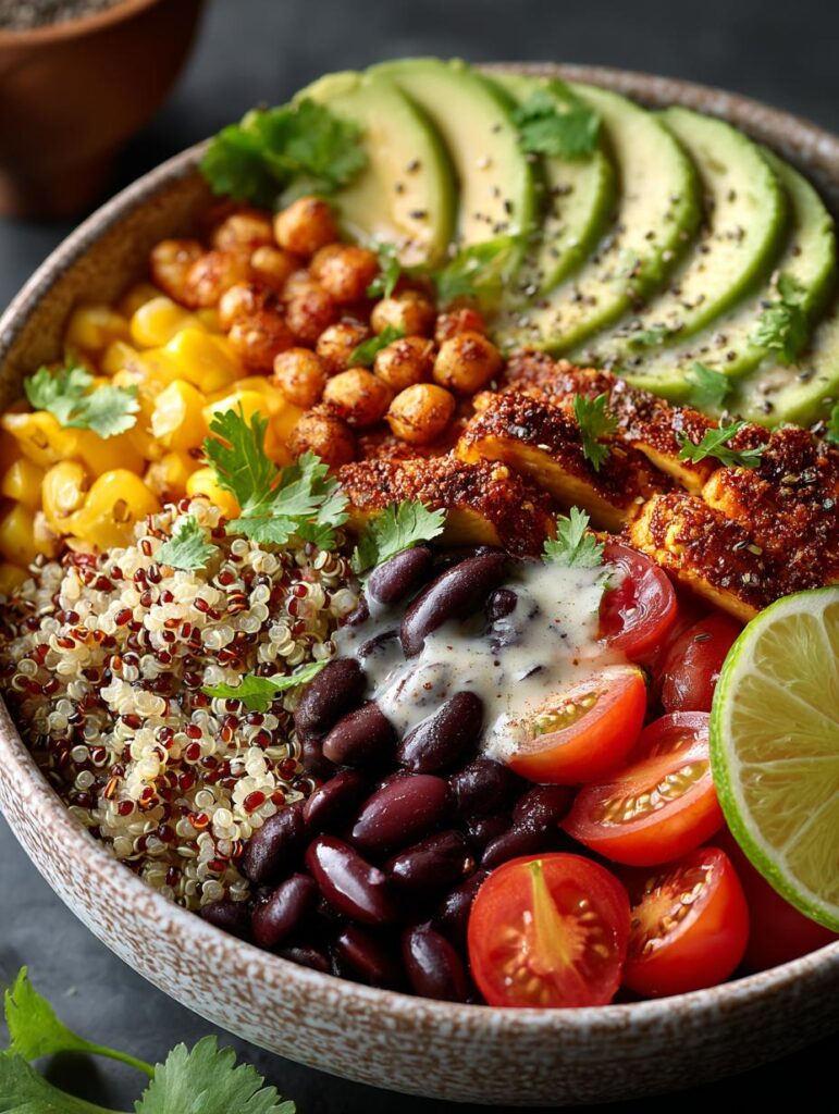 Mexican Quinoa Protein Bowls