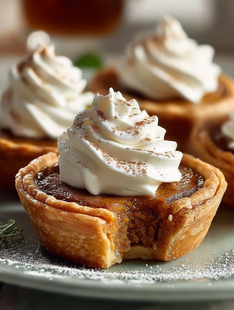 Mini Pumpkin Pies For