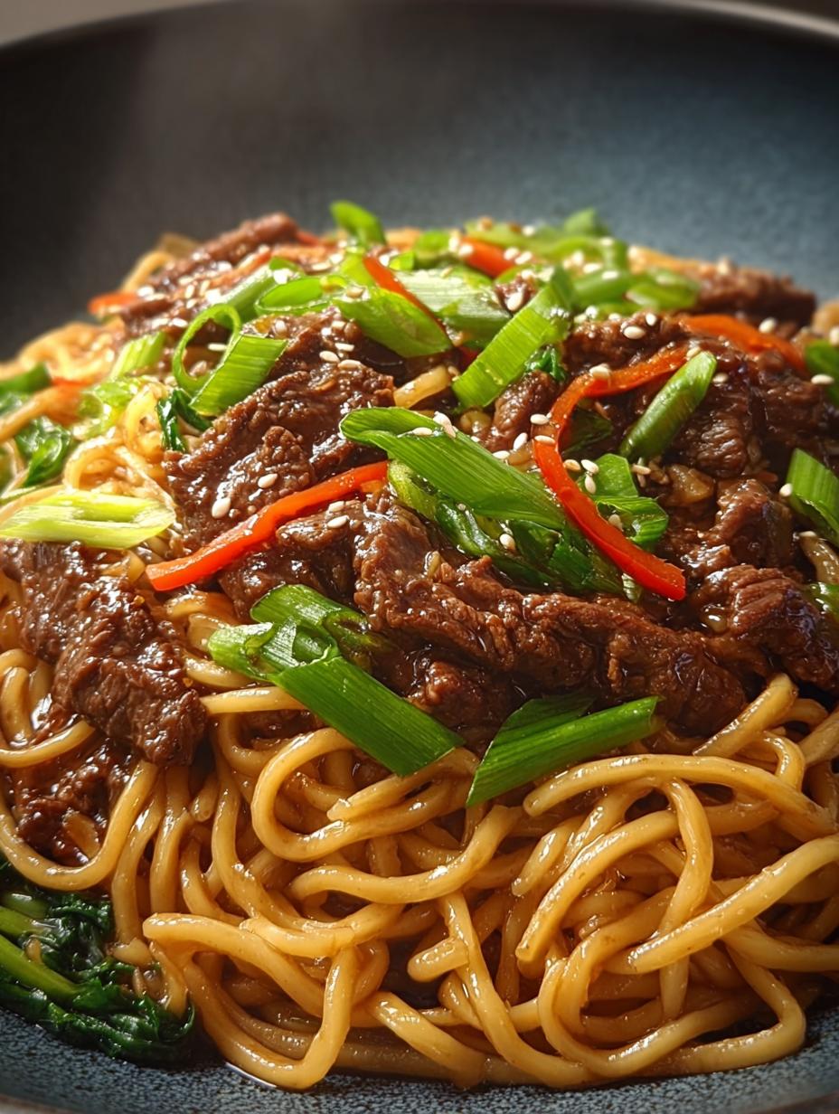 Mongolian Beef Noodles: 7 Reasons to Savor This Dish 5 Mongolian Beef Noodles: 7 Reasons to Savor This Dish - Mongolian Beef Noodles - main visual representation