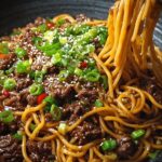 Mongolian Beef Noodles