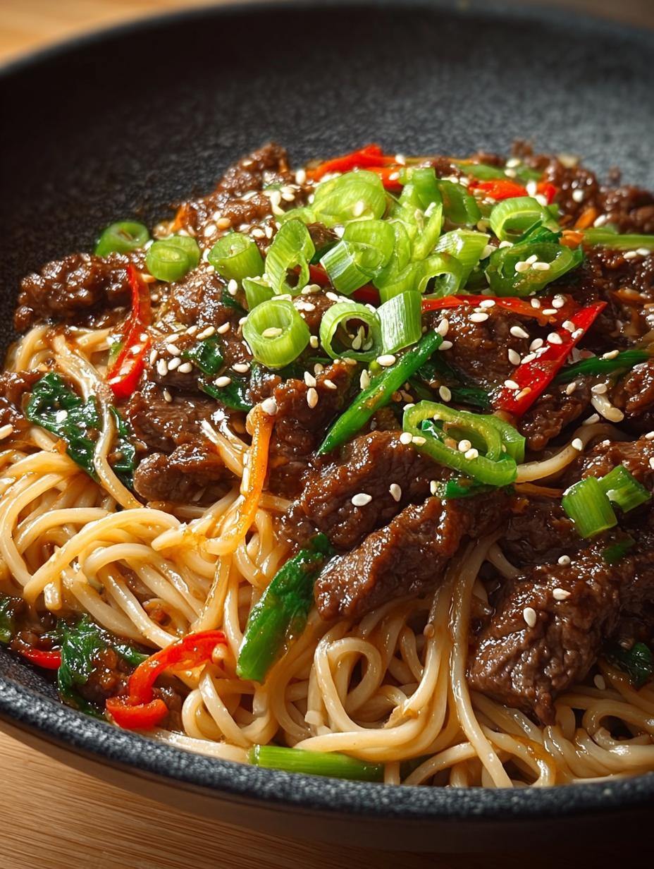 Mongolian Beef Noodles: 7 Reasons to Savor This Dish 6 Mongolian Beef Noodles: 7 Reasons to Savor This Dish - Mongolian Beef Noodles - additional detail