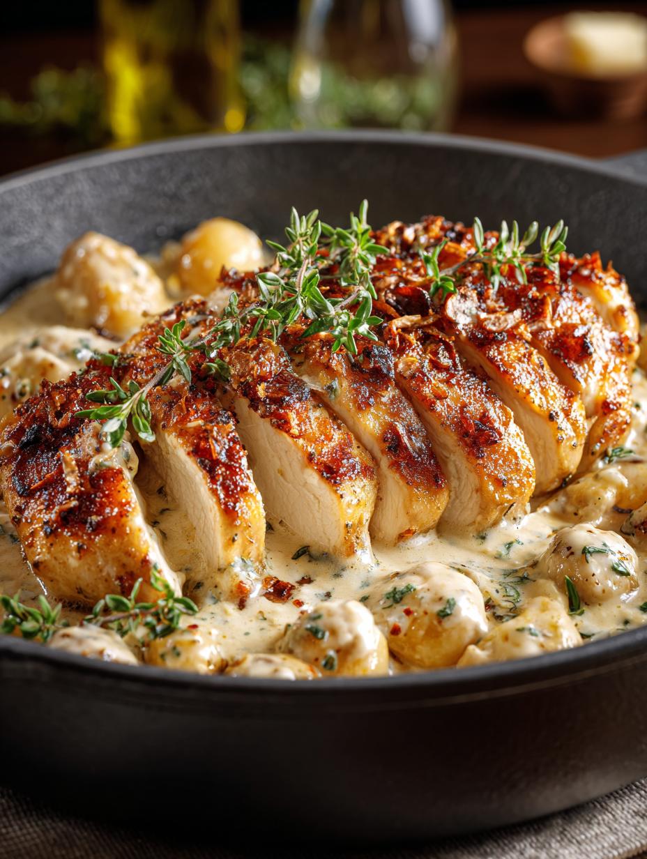 One Pan Creamy Chicken