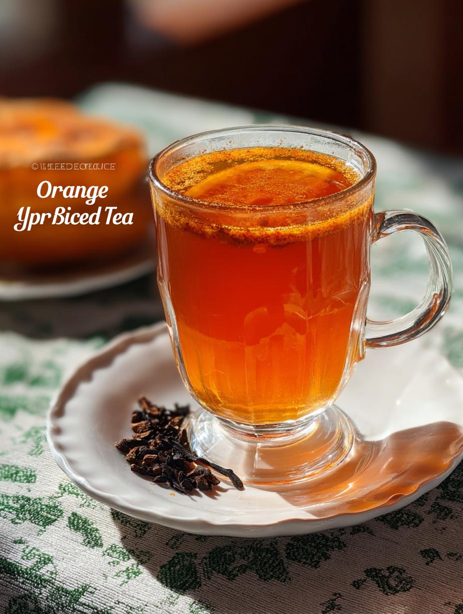 Orange Spiced Tea