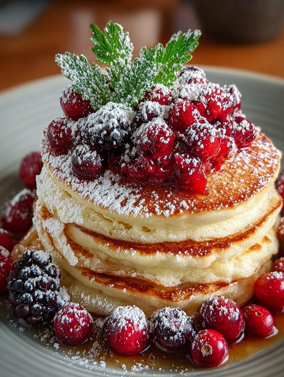 Pancake Stack Berry Holly: 5 Fluffy Layers of Joy - Pancake Stack Berry Holly - main visual representation