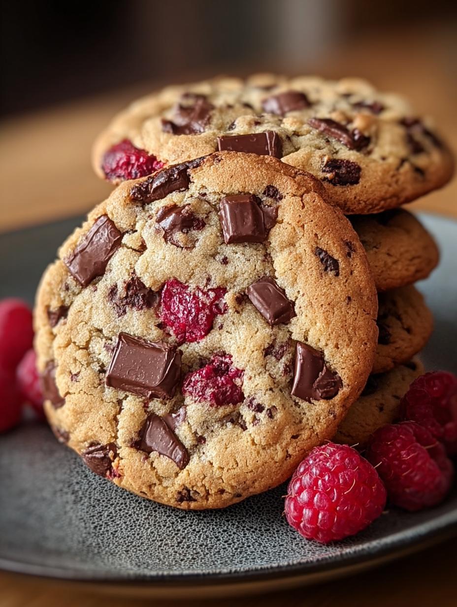 Heavenly Raspberry Chocolate Chip Cookies in 30 Minutes - Raspberry Chocolate Chip Cookies - additional detail
