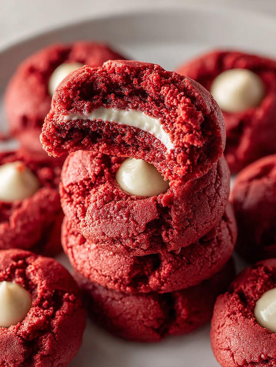 Red Velvet Cake Mix: 10 Irresistible Kiss Cookies - Red Velvet Cake Mix - main visual representation