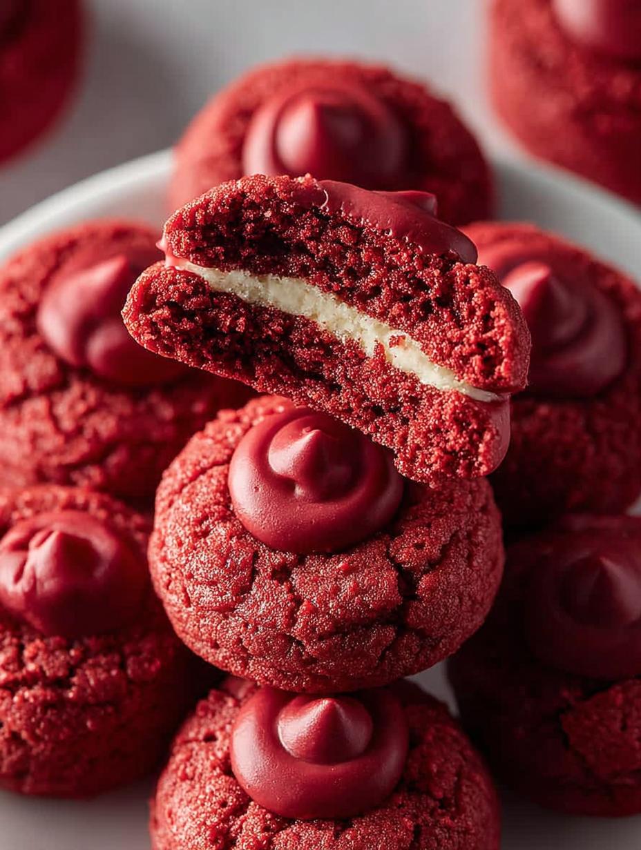 Red Velvet Cake Mix: 10 Irresistible Kiss Cookies - Red Velvet Cake Mix - additional detail